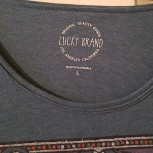 Lucky Brand Tops - Lucky Brand womans size L long sleeve blouse Lucky Brand Tops - Lucky Brand womans size L long sleeve blouse